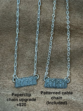 Load image into Gallery viewer, Groovy Font Necklaces