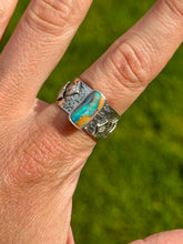 Load image into Gallery viewer, Caramel Opal Disco Sparkle Ring
