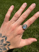 Load image into Gallery viewer, Funky Australian Opal Ring (sz 9)
