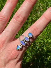 Load image into Gallery viewer, Quad Stack Australian Opal Ring (Sz 9)

