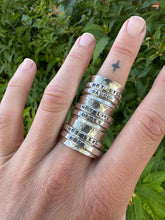 Load image into Gallery viewer, Hot Like PL Mantra Spinner Ring
