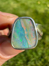 Load image into Gallery viewer, Australian Opal Yin Yang Ring
