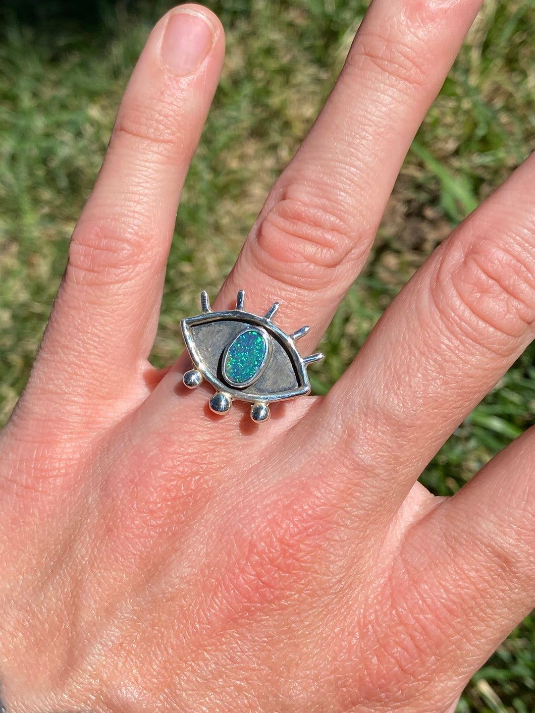 Opal of My Eye Ring (sz 6.5)