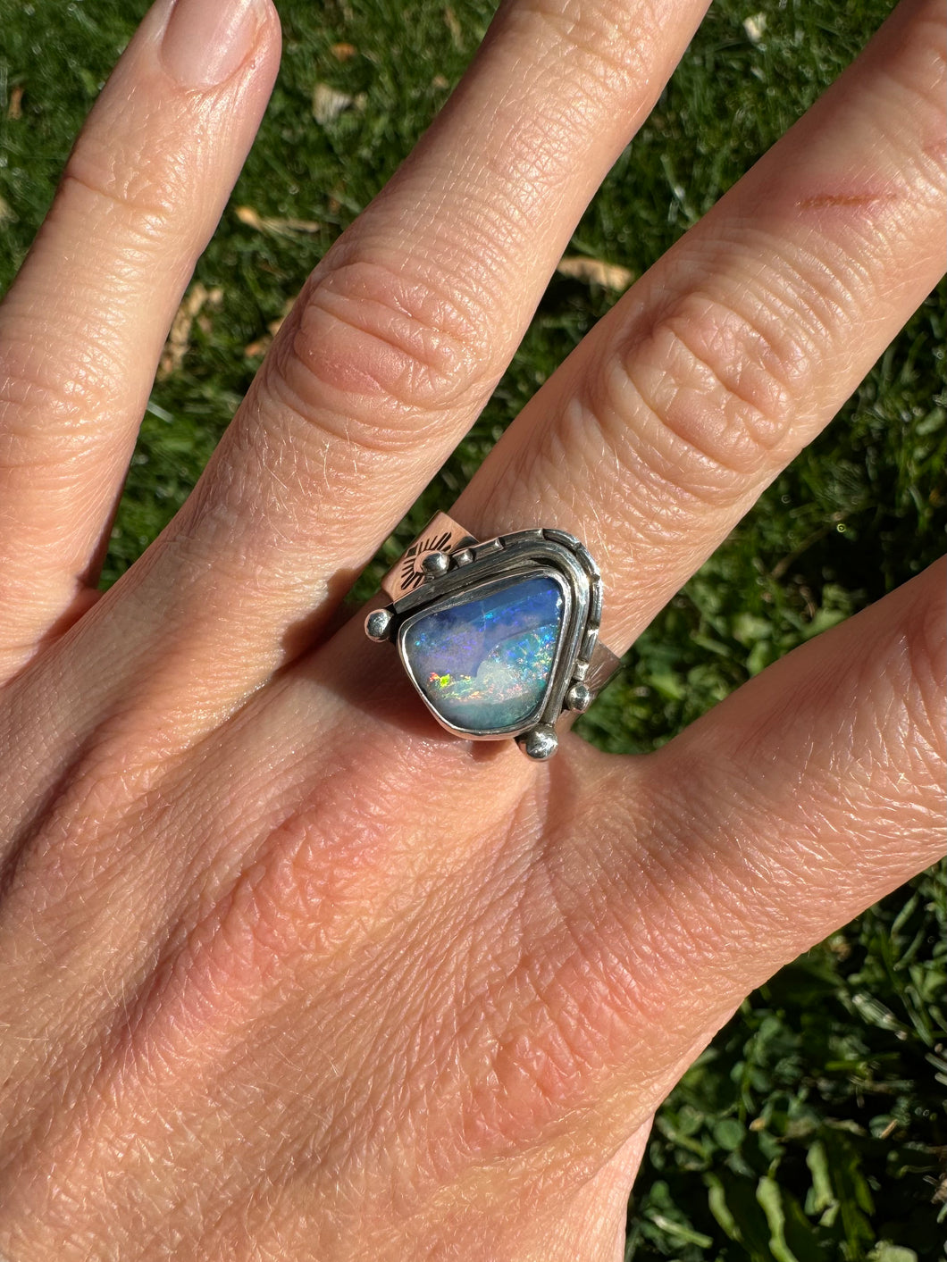 Australian Opal Ring (sz 8)