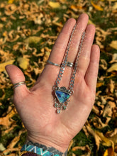 Load image into Gallery viewer, Turquoise River Australian Opal Necklace
