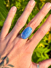 Load image into Gallery viewer, Turquoise Stripe Australian Opal Ring
