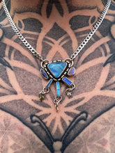 Load image into Gallery viewer, Six Opal Sparkle Necklace *DISCOUNT DUE TO CRACK*
