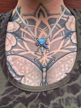 Load image into Gallery viewer, Six Opal Sparkle Necklace *DISCOUNT DUE TO CRACK*
