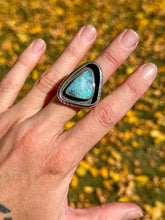 Load image into Gallery viewer, Australian Opal Shadowbox Ring
