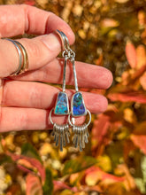 Load image into Gallery viewer, Australian Opal Dangle Fringe Earrings
