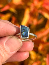 Load image into Gallery viewer, Simple Australian Boulder Opal Ring (sz 6)
