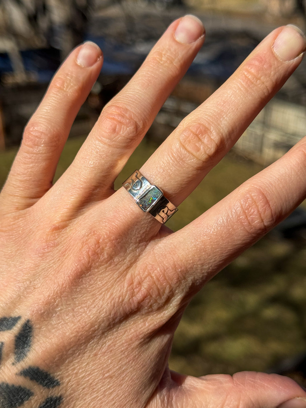 Pretty Lights Australian Opal Ring