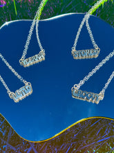 Load image into Gallery viewer, MTO Groovy Font Necklaces
