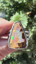 Load and play video in Gallery viewer, Rainbow Opal Ring
