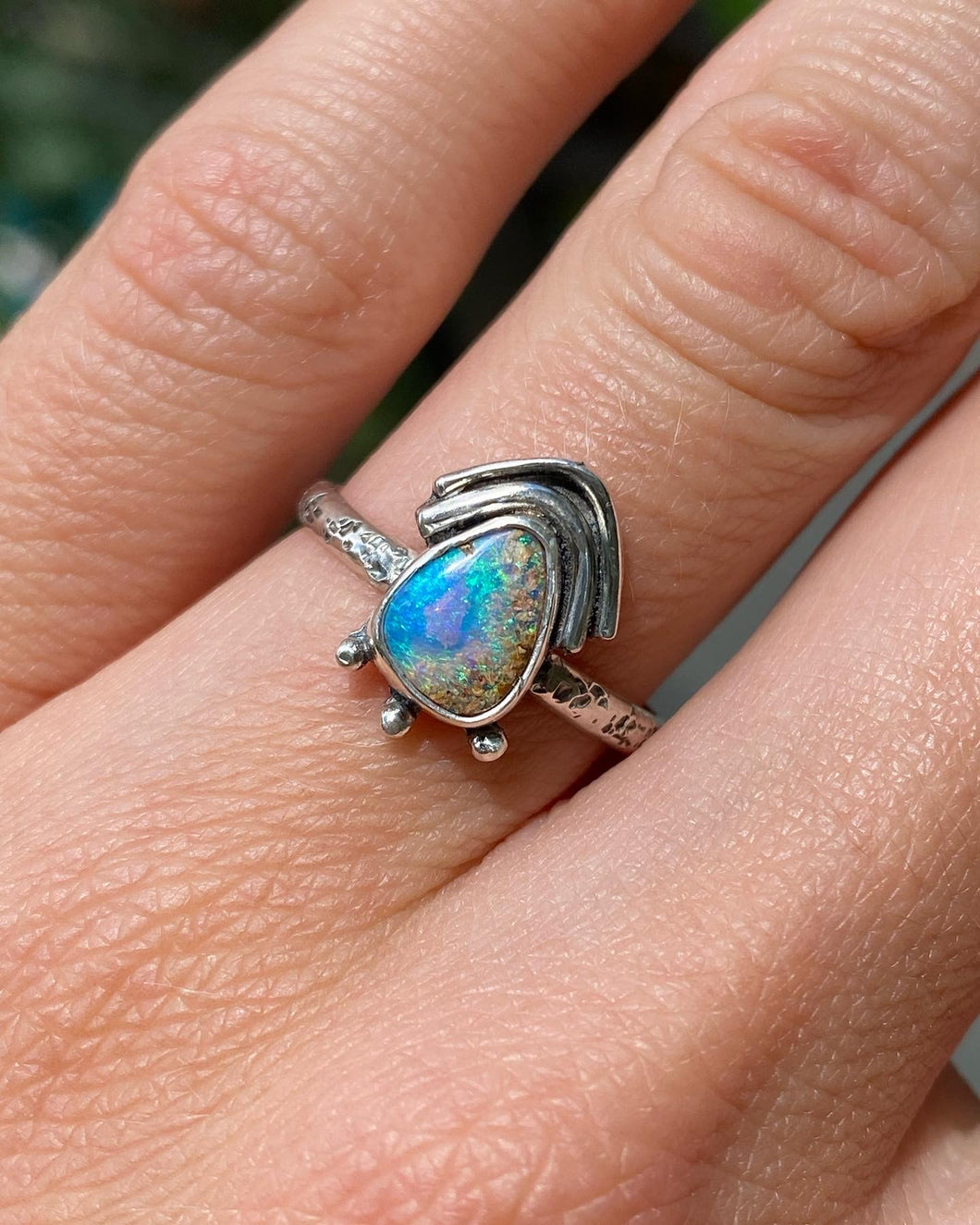 Australian Pipe Opal Ring